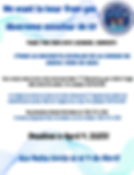 NYC school survey in English and Spanish for 2025 with deadline April 4. Includes instructions and contact info, blue and green wave design.